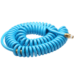 Purchase spiral hoses in 12 or 20 foot lengths for your compressed air projects at Aluminum Air Pipe