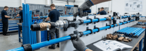 compressed air pipe being assembled 652190 (Large)