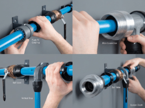 compressed air pipe being assembled. Use different angles 727374 (Large)