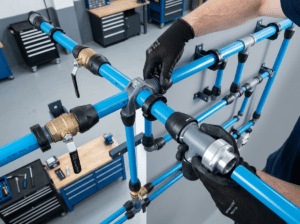 compressed air pipe being assembled. change the angle of the referenc 627806 (Large)