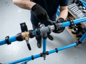 compressed air pipe being assembled445047 (Large)