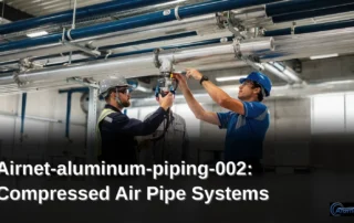 AIRnet systems are designed for compressed air distribution with pipe sizes from 3/4 inch