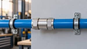 Blue Aluminum Air Pipe Coupling-2