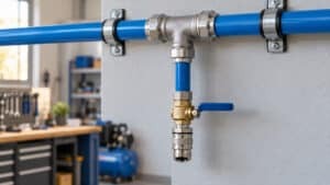 Blue Aluminum Compressed Air Pipe Assembly-3